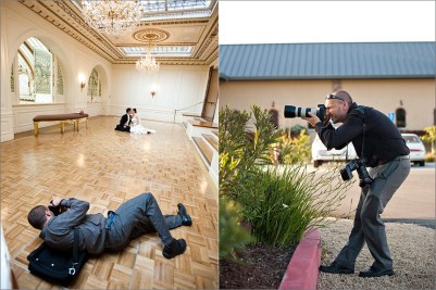 Behind the scenes, сватбен фотограф